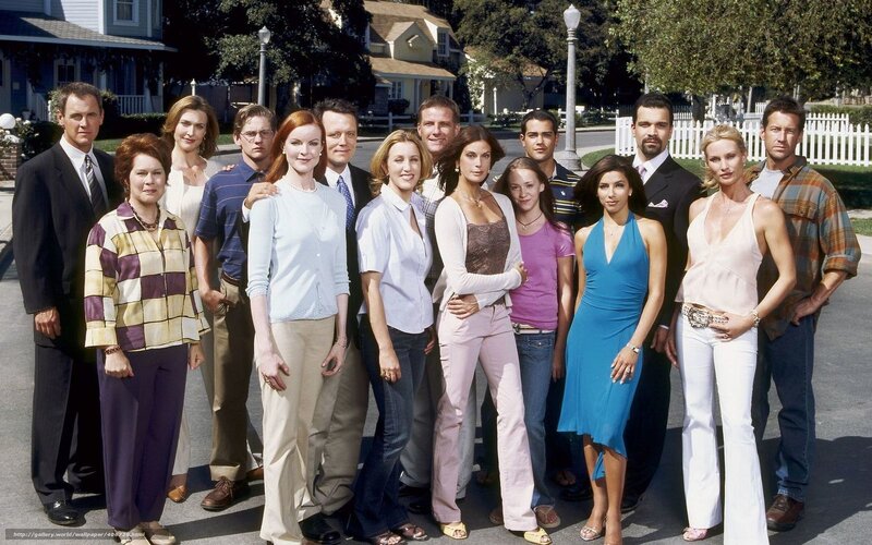 Cast of a Television Show — Blue, Neutral