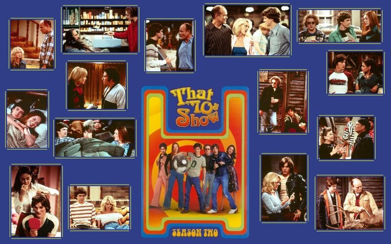 Cast of a Television Show — Blue, Nostalgic
