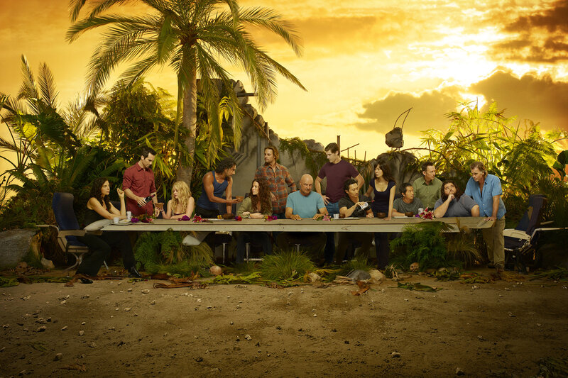 cast of lost on a beach