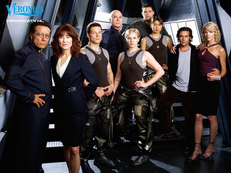 Cast of Sci-fi Series — Black, Dramatic, Photograph