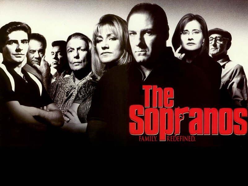 Cast of the Sopranos — Black, Serious