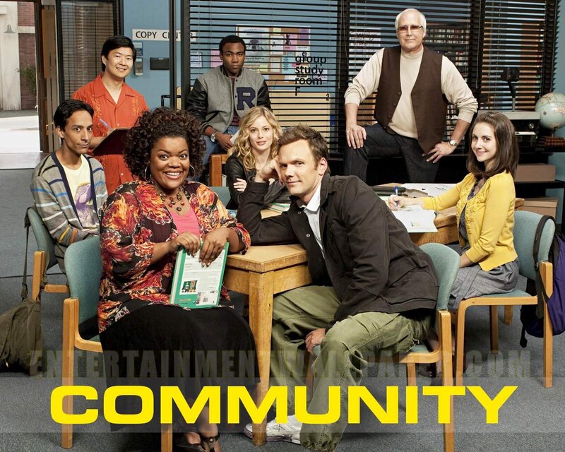 Cast of the TV show Community