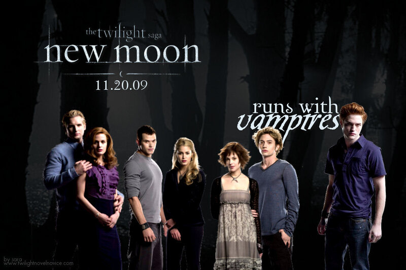 Cast of Twilight Movie — Black, Dramatic, Night, Photograph, Vampires