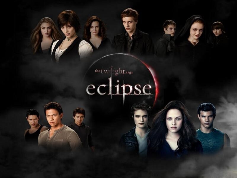 Cast of Twilight Movie — Black, Dramatic, Night