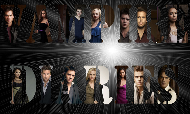 Cast of Vampire Diaries — Black
