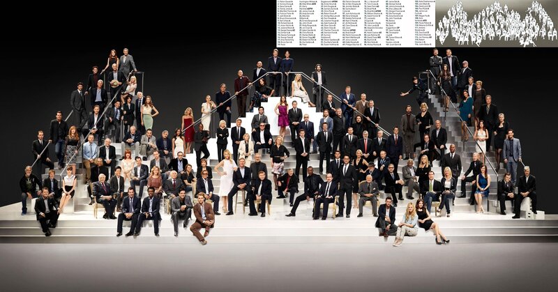 Cast on White Stairs