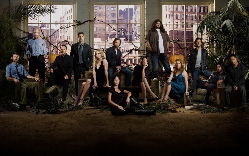 Cast photo of a TV show