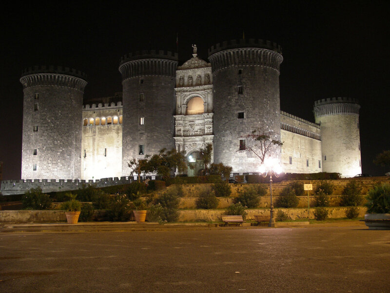 Castel Nuovo at night
