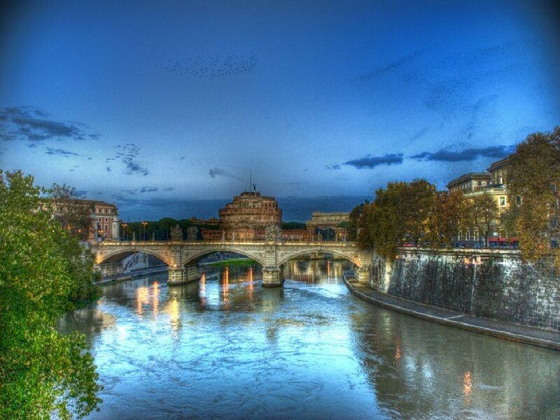 Castel Sant'Angelo at dusk