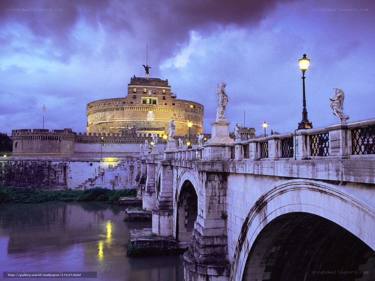 Castel Sant'Angelo at dusk