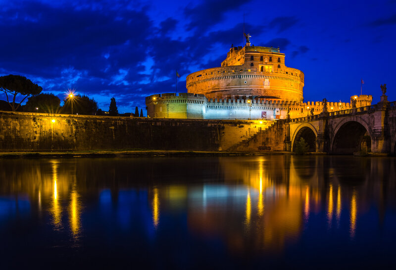 Castel Sant'Angelo at Night — Blue