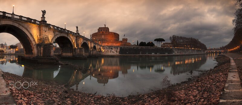 Castel Sant'Angelo in Rome — Brown