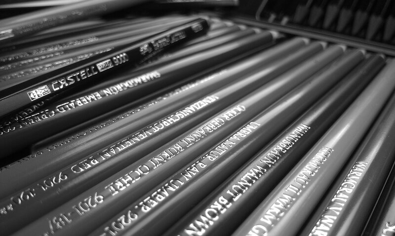 Castell Colored Pencils — Black