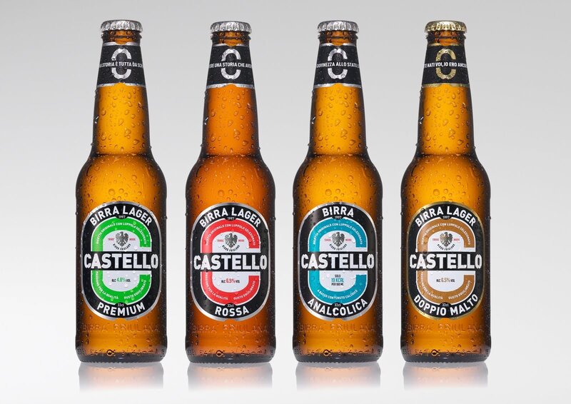 Castello beer bottles
