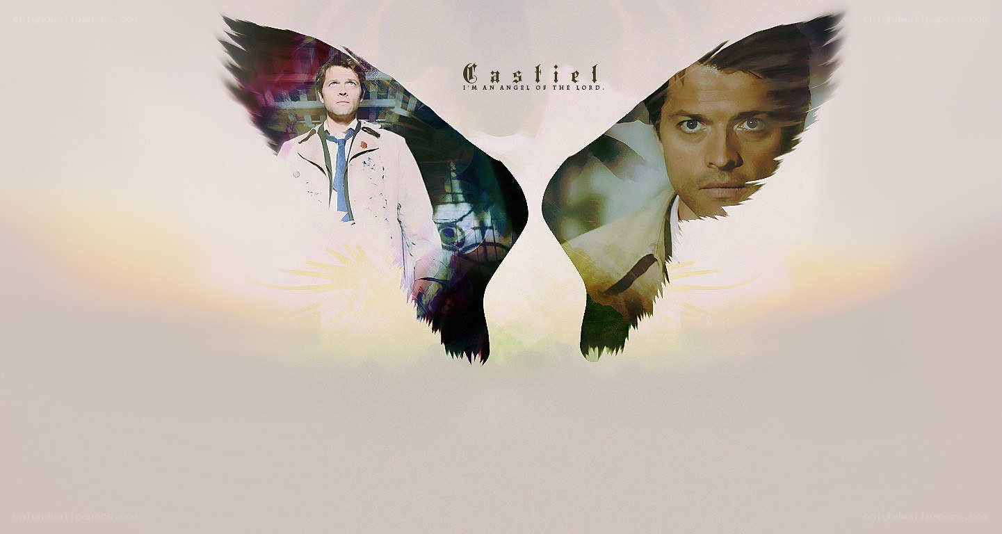 Castiel angel wings artwork