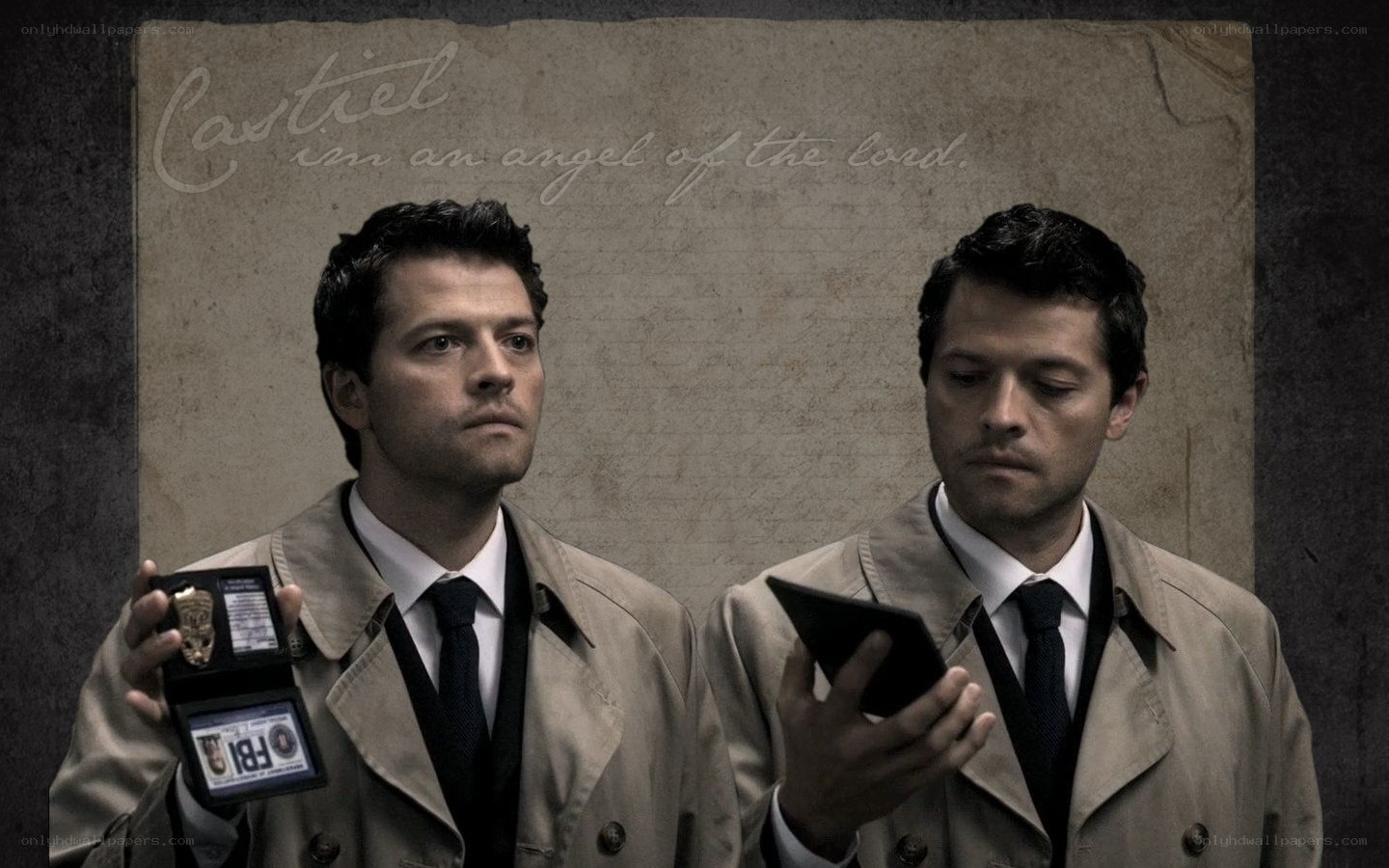 Castiel FBI agent portrayal