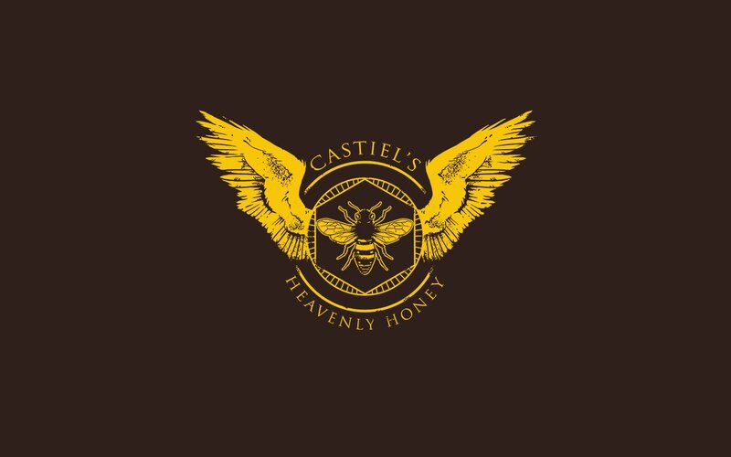 Castiel's Heavenly Honey logo