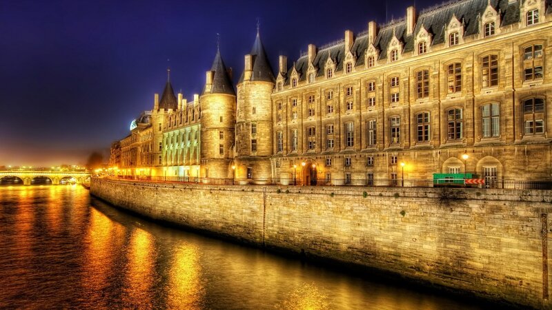 Castle Along River