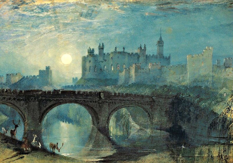 Castle and Bridge at Night
