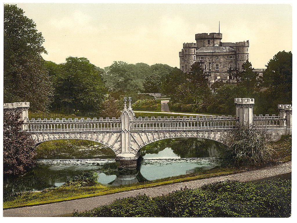 Castle and ornate bridge