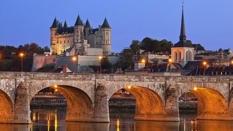 Castle and Stone Bridge