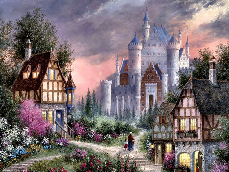 Castle and Village