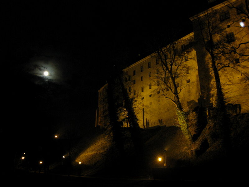 Castle at Night — Black