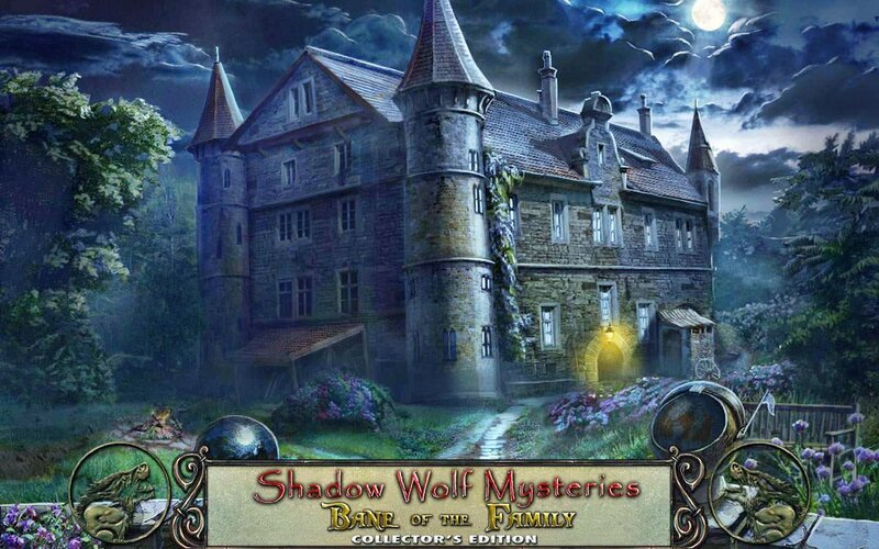 Castle at Night — Blue, Mysterious