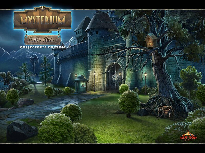 Castle at Night — Green, Mysterious