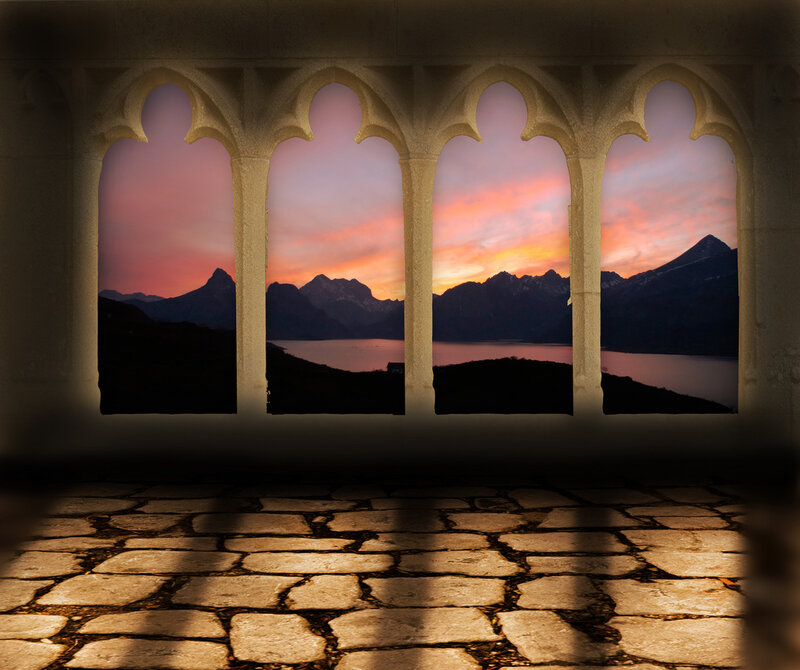 Castle Balcony View