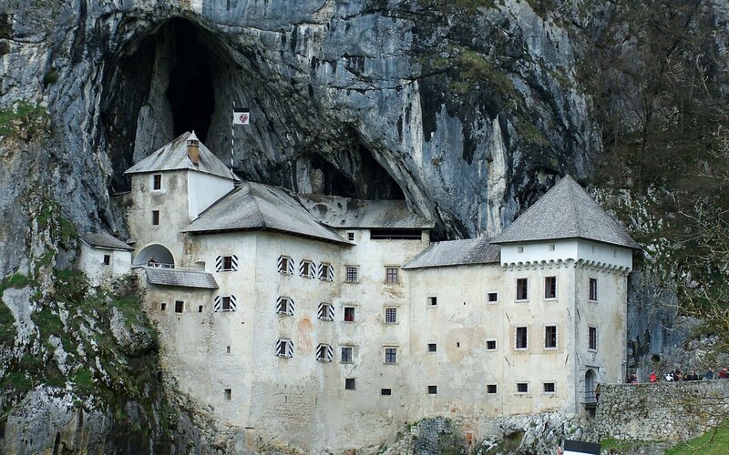 Castle Built into Cave