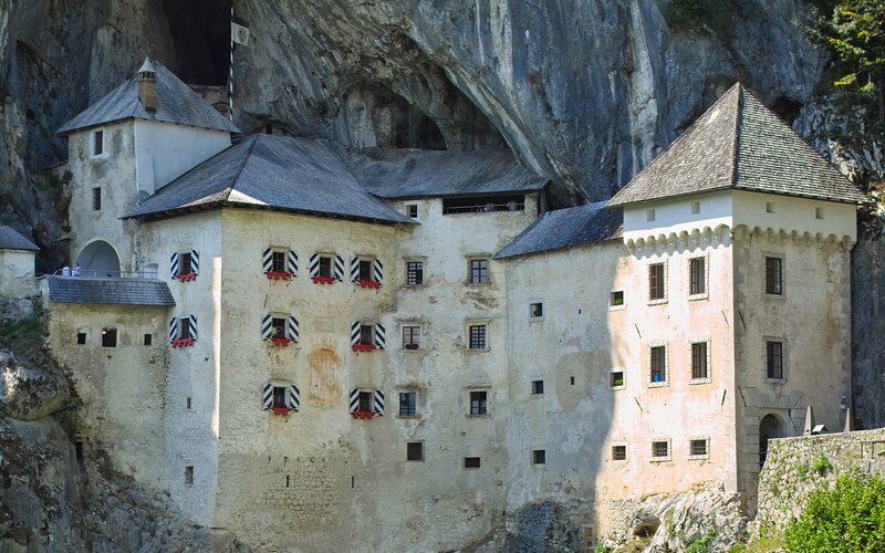 Castle Built into Cliff