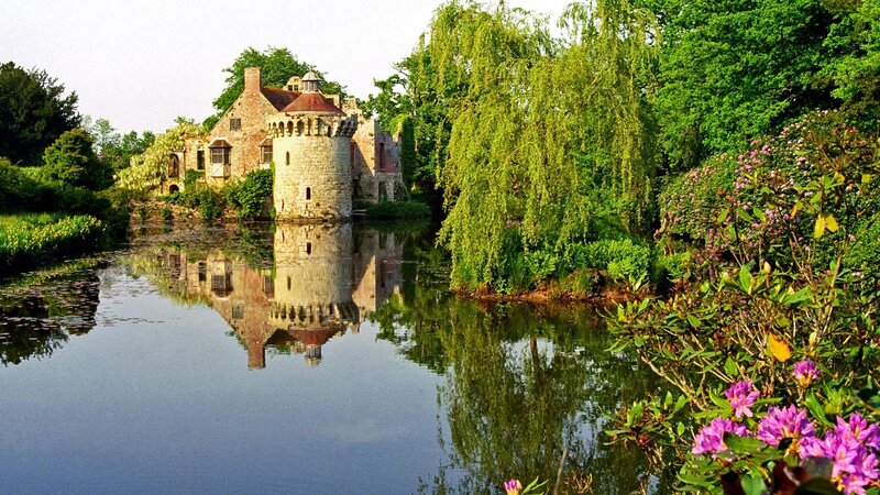 Castle by a Pond