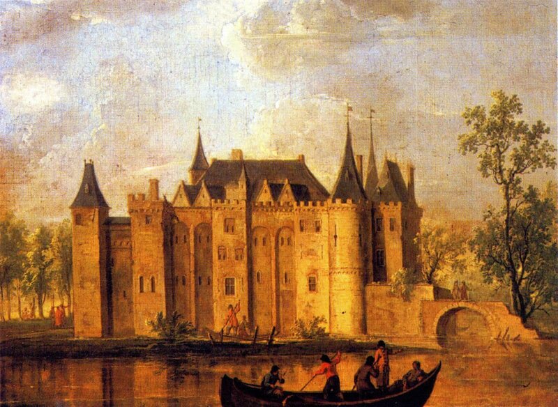 Castle by a River — Brown