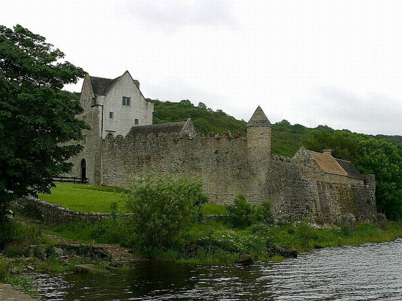 Castle by a River — Green, Serene