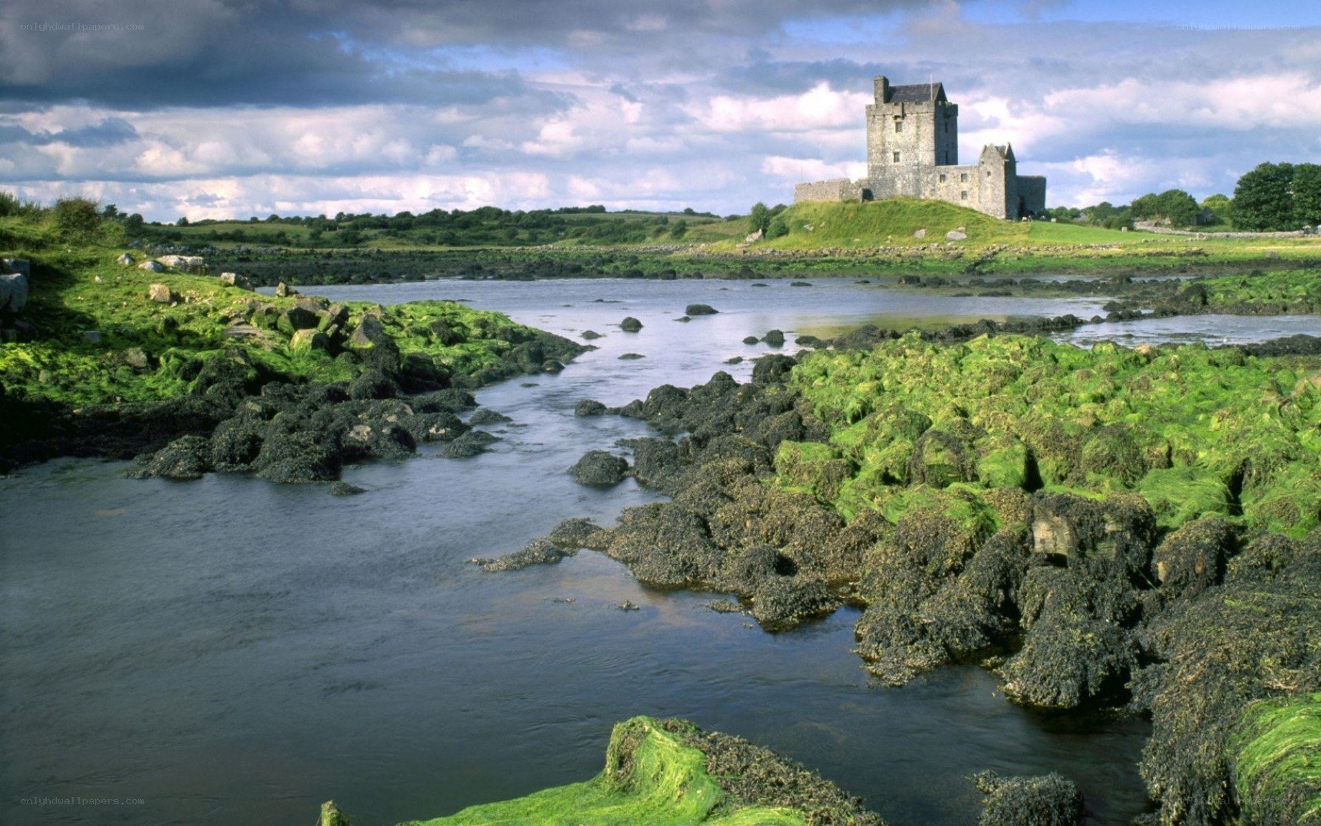 castle by a river in Ireland