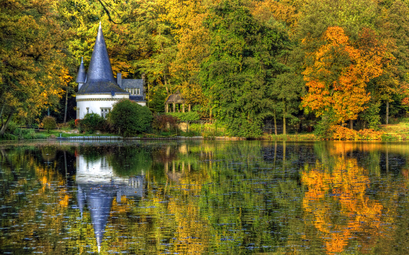 Castle by Lake