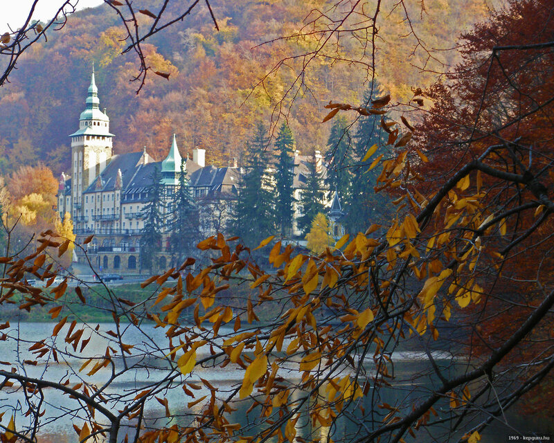 Castle by Lake — Yellow