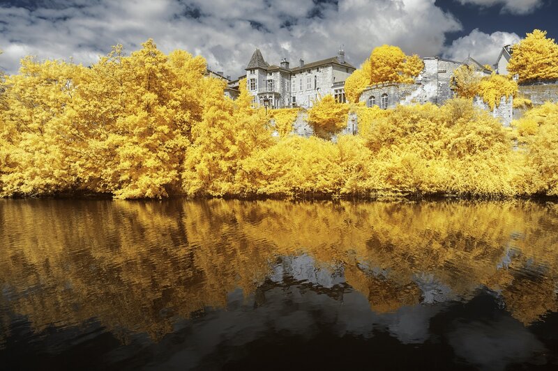 Castle by River — Yellow