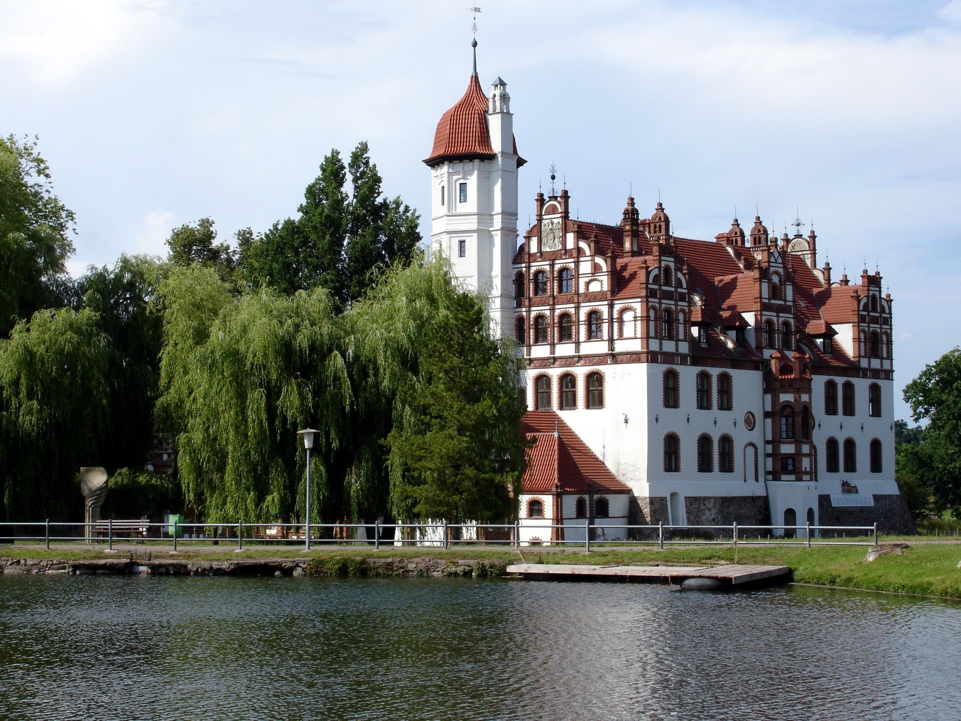 Castle by the lake