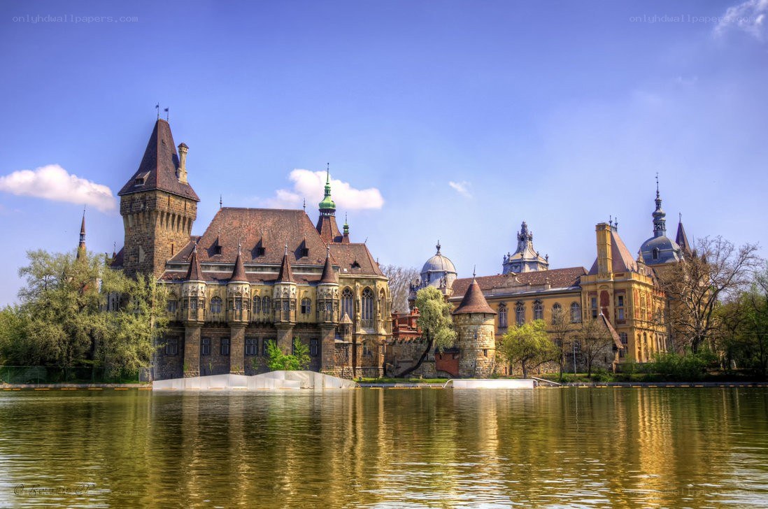 castle by the lake