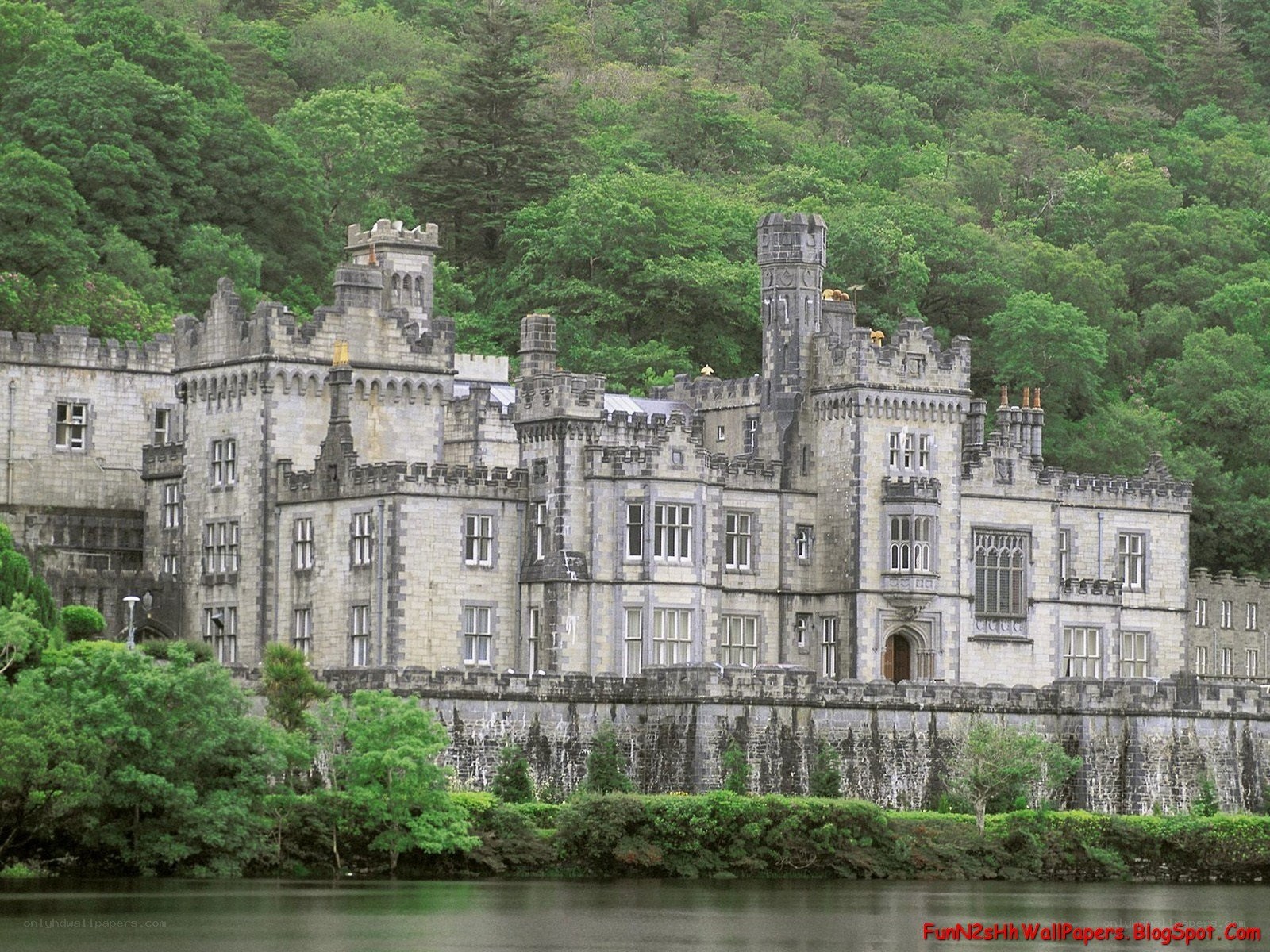 castle by the lake