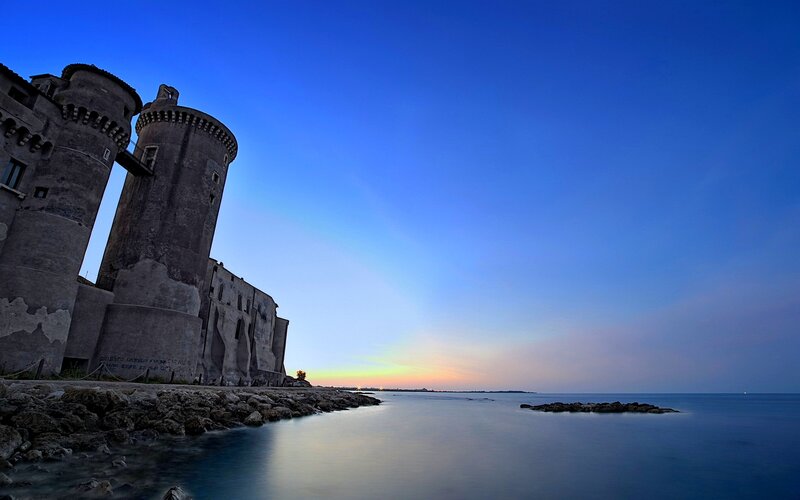 Castle by the Sea — Blue