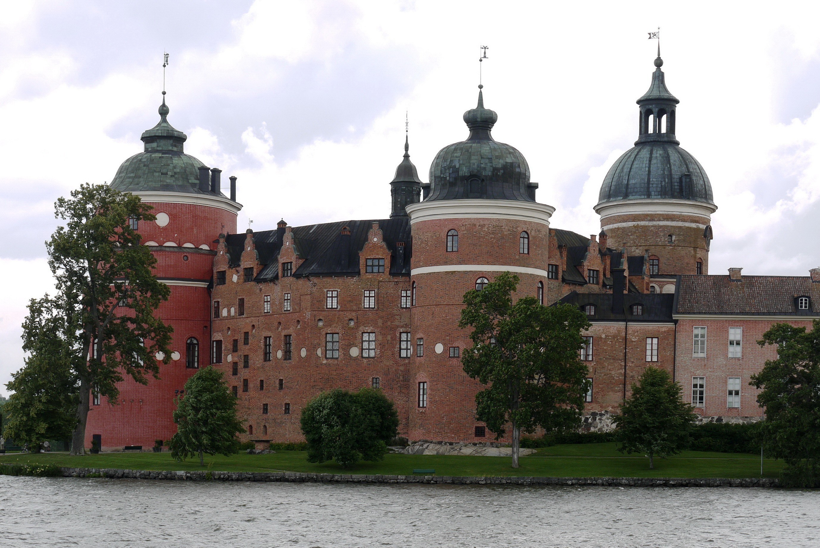 castle by the water