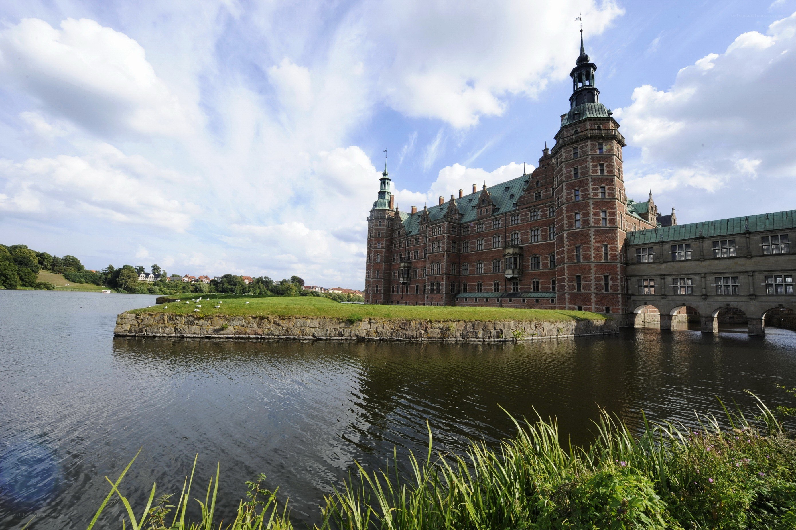 Castle by the water