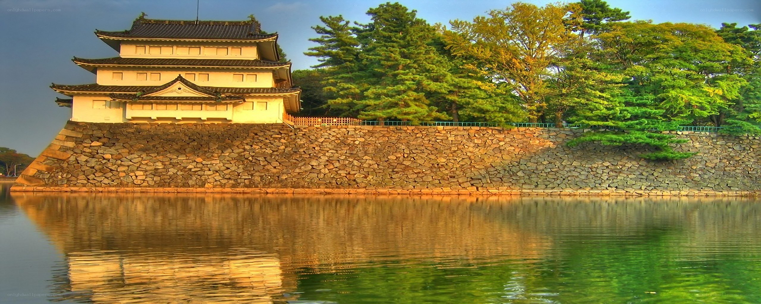 castle by the water