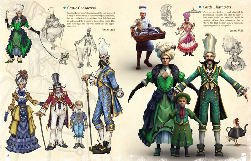 Castle Characters Concept Art