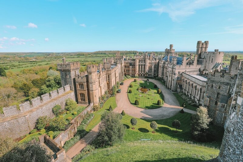 Castle Courtyard — Green