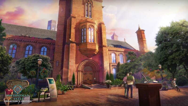 Castle Courtyard Scene — Brown