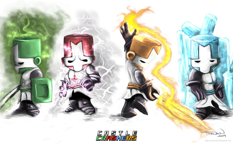 Castle Crashers characters